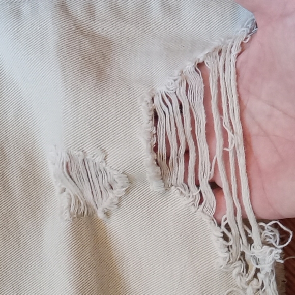 BDG tan destroyed denim skirt - Picture 4 of 6